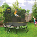 Trampoline safety net